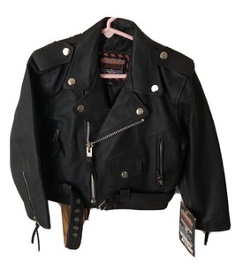 *BRAND NEW* Kids Interstate Leather Motorcycle Riding Black Jacket | eBay