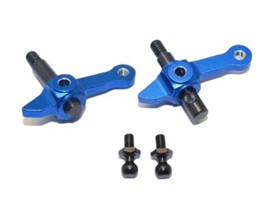 GPM Racing Alu Lenkhebel blau vorne für Tamiya DT03 GPMDT3021B 