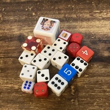 MIXED random bulk lot of 18 dice #3