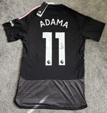 Adama Traore #11 Hand Signed 23/24 Fulham Football Shirt COA | Authentic Shirt