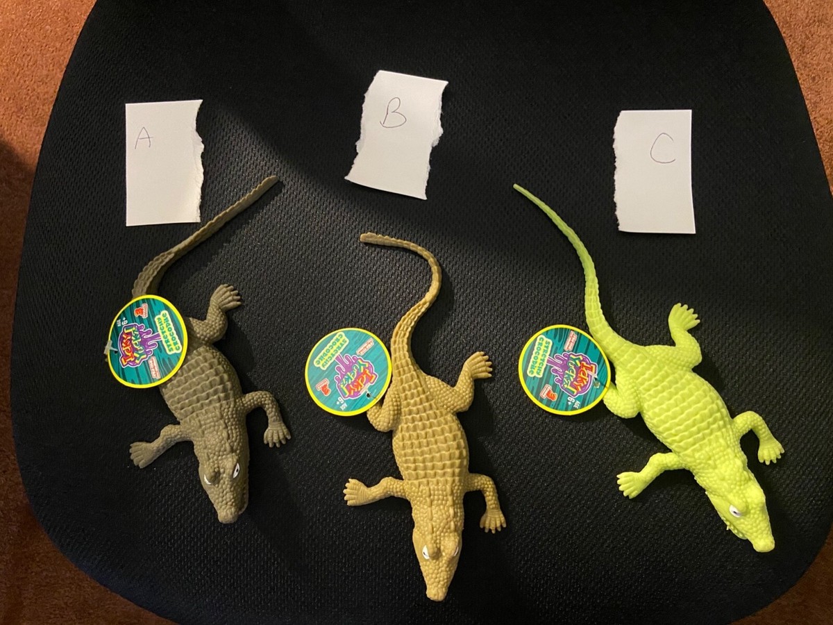 Stretchy Crocodile Looks Feels Alive Stretchable Life Like Toy