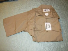 Military Shirt Khaki Defense Logistics Agency Valor Collection NWT 15-1/2  