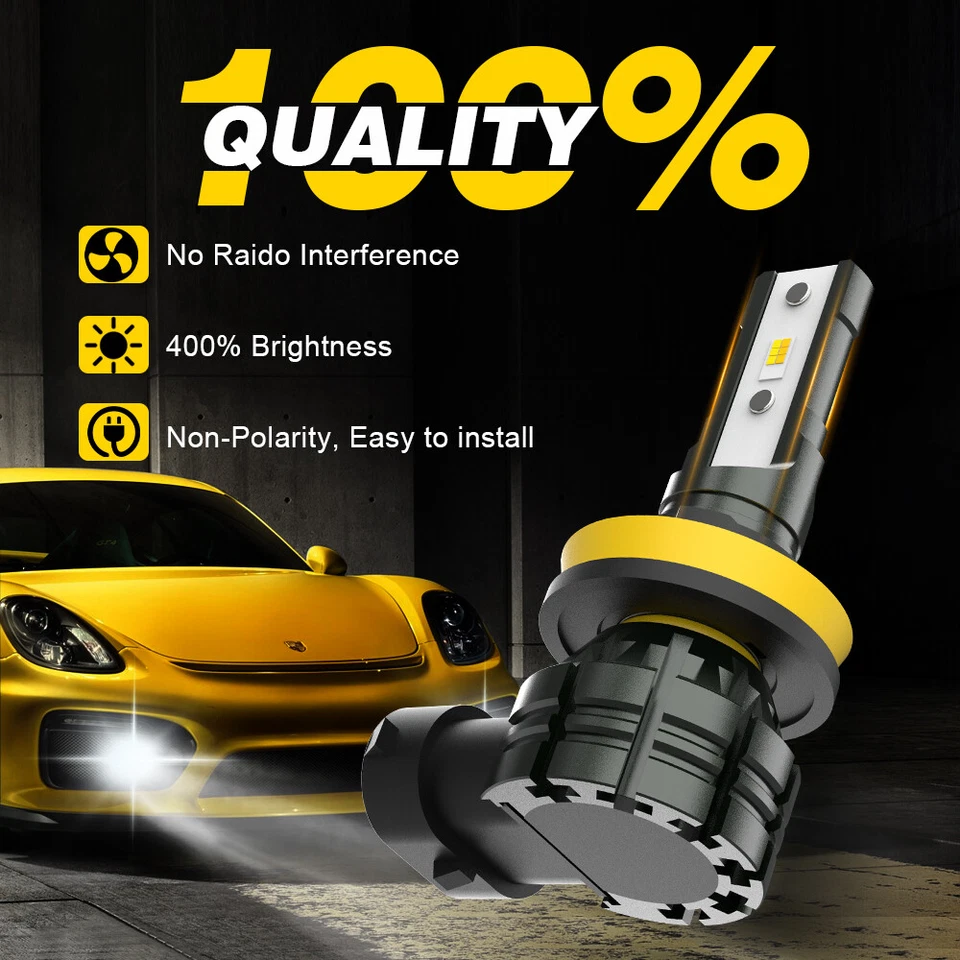 Luz antiniebla H11 H8 Switchback doble blanco ámbar para Fiat 500 (L) 2012-2018 2019 2020 Foto 2 de 4