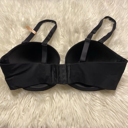 Ambrielle 42DD Bra Black Multiway Strapless Underwire Back Closure NWOT - Picture 5 of 7