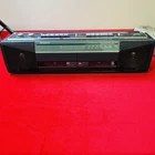 VTG Sony CFS-W301 FM/AM Stereo Dual Cassette-Corder Blue Boombox TESTED WORKS!