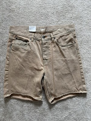 Carhartt WIP Newel Short   Blue Denim Sand Bleached / W32
