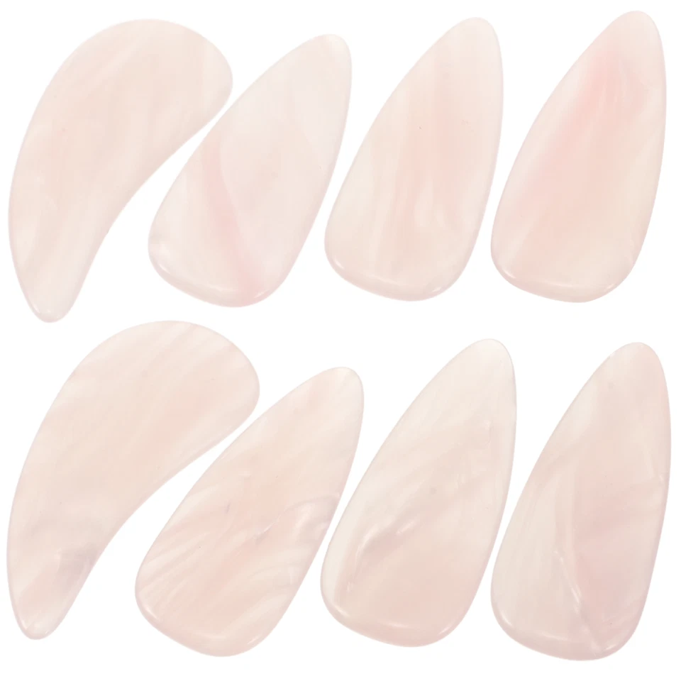  8 pezzi Guzheng Nail Finger Picks Strumento a corda Resina Celluloide Punta - Immagine 4 di 4