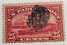 US Stamp ScQ9, 25c Parcel Post, Used F/VF CV$8.00 (CX05)