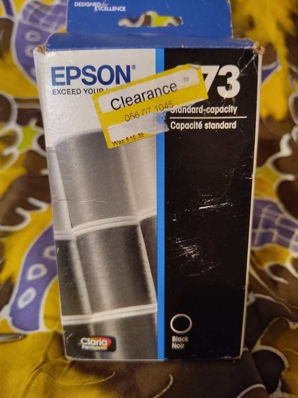 Epson 273 Black Ink Cartridge T273020 NEW  – Claria Premium Ink – FREE SHIPPING!