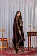 INDIAN BOLLYWOOD DESIGNER SALWAR KAMEEZ WITH DUPATTA PAKISTANI PARTY WEAR SUIT