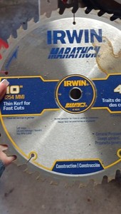 IRWIN Marathon 10 in 40T Table Saw Blade General Purpose MPN 14070