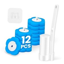 Disposable Toilet Brush, Toilte Wand Kit, Toilet Brush and New Starter Kit