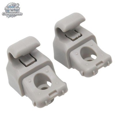 2x Sun Visor Hook Sun Visor Replacement Clips Repair For 2017-2020 Tesla Model 3