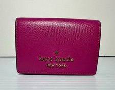 Kate Spade Women's MICRO TRI-FOLD Wallet - Pink Multi Staci Colorblock