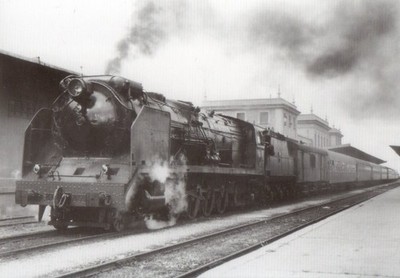 Dampflokomotive 241F-2225 Logrono AK aus Spanien nicht versandt
