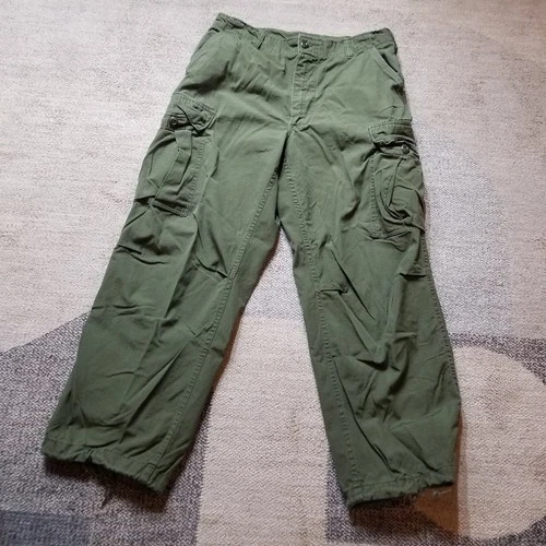 True Vintage 1969 Vietnam War Era OG 107 Poplin Military Cargo Pants Men’s 32x30