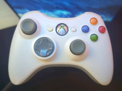 Xbox 360 Controller Wireless Weiß (Gereinigt)