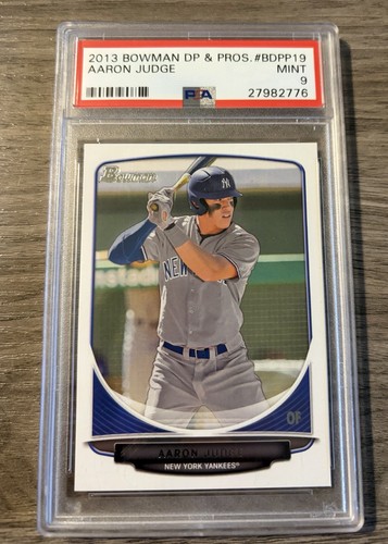 Aaron Judge 2013 Bowman Draft Picks #BDPP19 PSA 9 MINT Yankees Pre-Rookie
