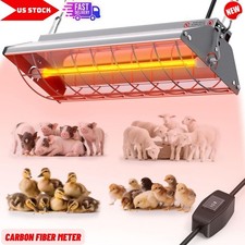 300W Chicken Coop Heater, Large Infrared Heat Lamp for Poultry, Livestock  Pets