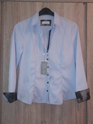 Bluse, Just White, Gr. 38, Baumwolle/Polyester, Neupreis: 89,99 