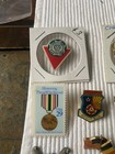 Collection of 16 Vintage Military Veteran & Patriotic Pins — photo 2