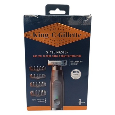 King C. Gillette Style Master Barttrimmer für Männer mit Centercut Technologie,