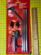 Craftsman Extended Blow Gun Kit 6 Pc 2 Extend Air Blow Gun Set Nozzles 14 Npt
