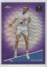 2021 Topps Chrome Purple Wave Refractor 57/199 Rod Laver #38 HOF 9l4