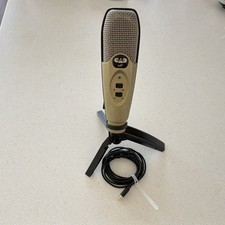 CAD U37 USB Kondensator Mikrofon Gold mit verstellbarem Ständer und USB-Kabel
