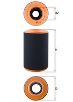 Knecht Luftfilter LX 3353 FüR CitroËN Passend FüR Fiat Opel Peugeot