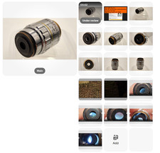 Olympus NeoSPlan 10 NIC 0.25 f 180 Microscope Objective BF DF Lens M26 33941