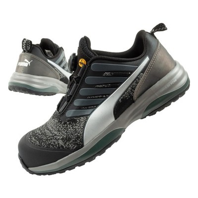  Puma Charge Black Disc Arbeitsschuhe Sicherheitschuhe mit DISC-System Schwarz