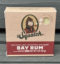 Dr Squatch - BAY RUM  – Natural Cold Process Soap Bar -  141g 5oz Bar - new