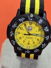 Luminox 3000/3900 Quartz Watch Original Nato Strap Black Water Resistant