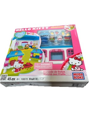 Mega Bloks 45pcs Hello Kitty Fruit Market 2012 Mega Brands Item #10878-New Box