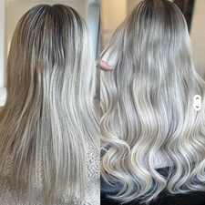 3/4 Half Wig 100 Real human hair Body wave human hair machine cap half wigs