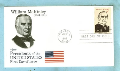 Scott 2218F ARTMASTER FDC, Presidential Series, "William McKinley".... - Image 1 of 3
