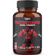 Testosterone Supplement for Men Ashwagandha, Tribulus Ginseng 11 Herbs 60 Vegan