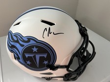Chris Johnson Cj 2K Lunar Eclipse Tenessee Titans Full-Size Rep Helmet