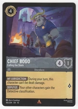 Lorcana - Chief Bogo - Calling the Shots 185/204 Whispers in the Well Regular