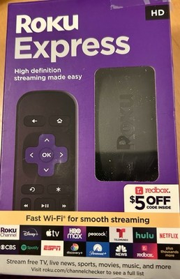 ROKU Express HD Streaming Device SKU# 3960RW HD - Open box/not used