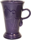 FIESTA Homer Laughlin Purple 6" Embossed Cappuccino Latte Pedestal Mug