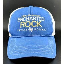Adult Ultra Premium ENCHANTED ROCK TEXAS VODKA CAP Blue White - OSFM - Adj
