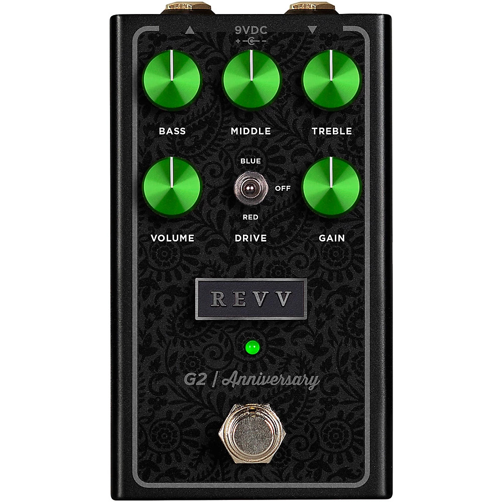 Педаль эффектов овердрайва Revv Amplification G2 Anniversary Edition Черная 35490₽