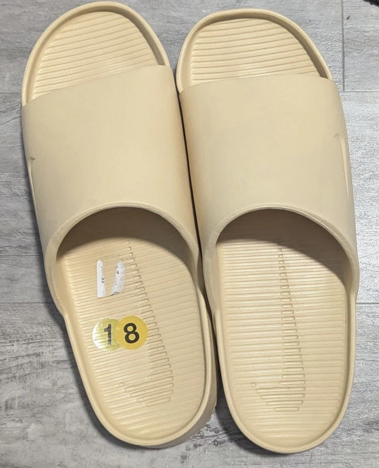 Nike Calm Slide Mens Size 18 Sesame Beige Sandals/Slides  display picture 1