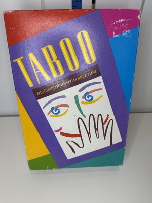 Vintage Tabu Spiel ''The Game of Unspeakable Fun'' von Parker 2003 - (12+) komplett