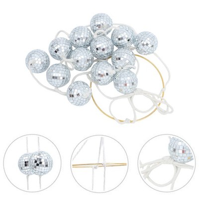  Disco -Ballhängedekoration Gartendiscokugel Windspiel Hängend Chime Bell