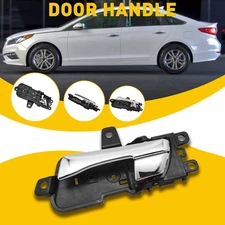 Car Inside Interior Door Pull Handle Left Black For 2011-2015 Hyundai Sonata