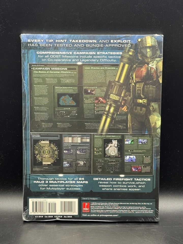 Halo 3 ODST Microsoft Xbox 360 Official Strategy Guide Paperback Sealed New - Image 2 of 4