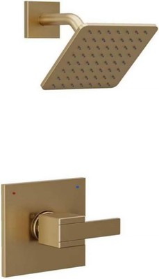 Replacement for Delta Shower Trim Kit Modern 14 Series, 6-Inch Brushed Gold